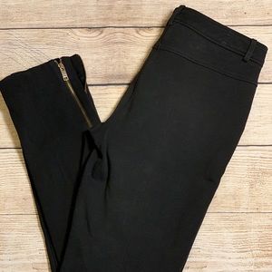 DKNY Black Skinny Zippered Leg